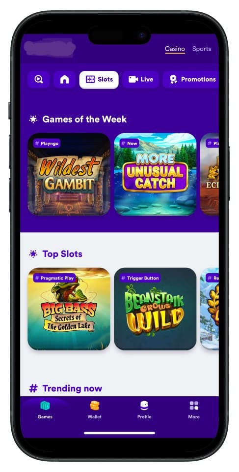 Screenshot showing 3999bdt App interface with intuitive menus and game choices